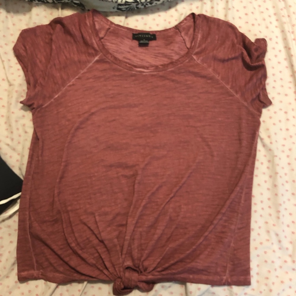 SANCTUARY pink tie top
